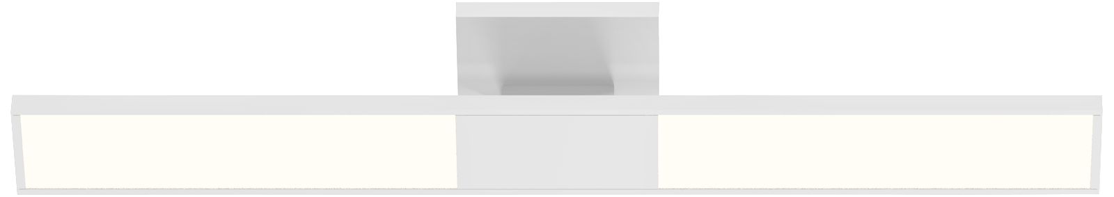 Image 3 Planes™ 24 1/4" High Satin White 2-Light LED Wall Sconce more views