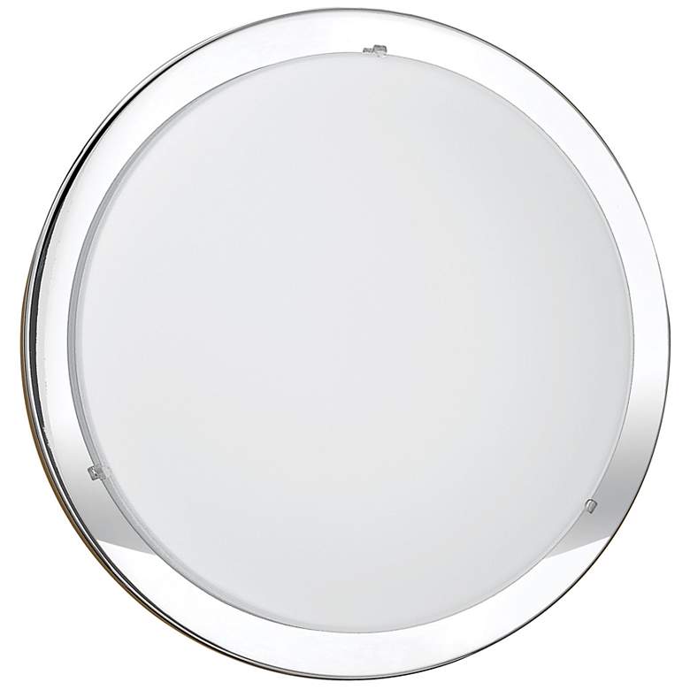Image 2 Planet Ceiling Light Chrome Satin Glass more views