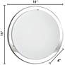 3_Planet Ceiling Light Chrome Satin Glass more views