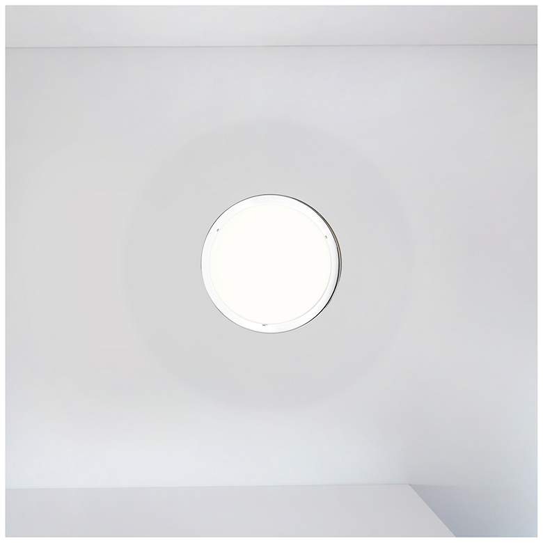 Image 4 Planet Ceiling Light Chrome Satin Glass more views