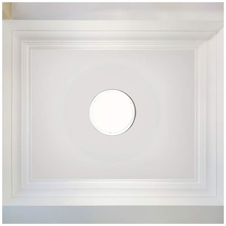 Image 7 Planet Ceiling Light Chrome Satin Glass more views