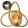 Planetary-Wall Sconce Gold