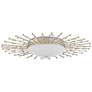 2_Planisphere 28" Wide Silver Leaf LED Ceiling Light more views