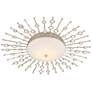 3_Planisphere 28" Wide Silver Leaf LED Ceiling Light more views