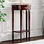 1_Plantation 17 1/2" Wide Cherry Console Table
