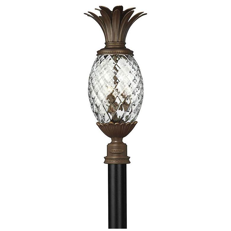 Image 1 Plantation 25 1/4" High Clear Outdoor Post Light