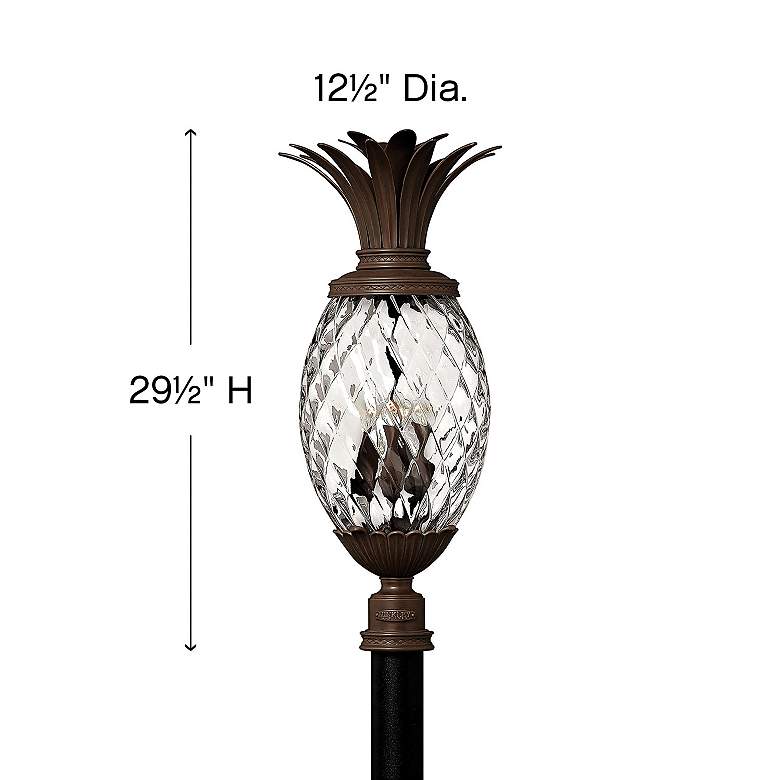 Image 3 Plantation 29 1/2"H Outdoor Post Light by Hinkley Lighting more views