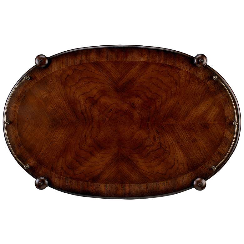 Image 2 Plantation 31" Wide Cherry Collection Tea Server or Bar Cart more views