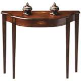 Plantation 36&quot; Wide Cherry Finish Traditional Console Table