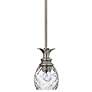 1_Plantation 5" Wide Polished Nickel Pineapple Mini Pendant