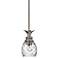 Plantation 5" Wide Polished Nickel Pineapple Mini Pendant