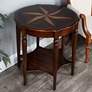 1_Plantation Cherry 28" High Accent Table