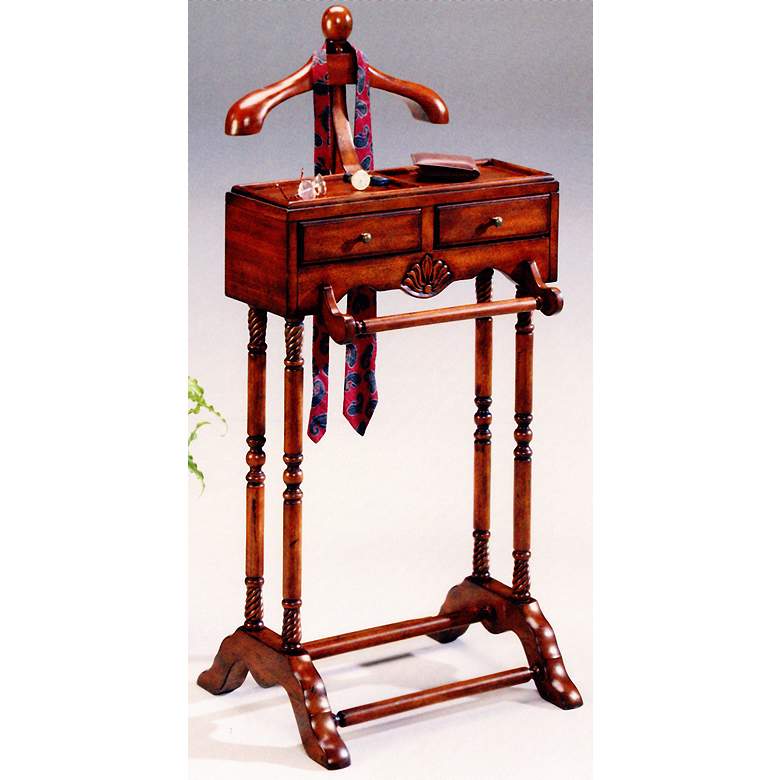 Image 1 Plantation Cherry 46 1/4" High Valet