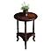 Plantation Cherry Collection 19" Wide Round Accent Table