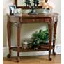Plantation Cherry Collection Marquetry Console Table