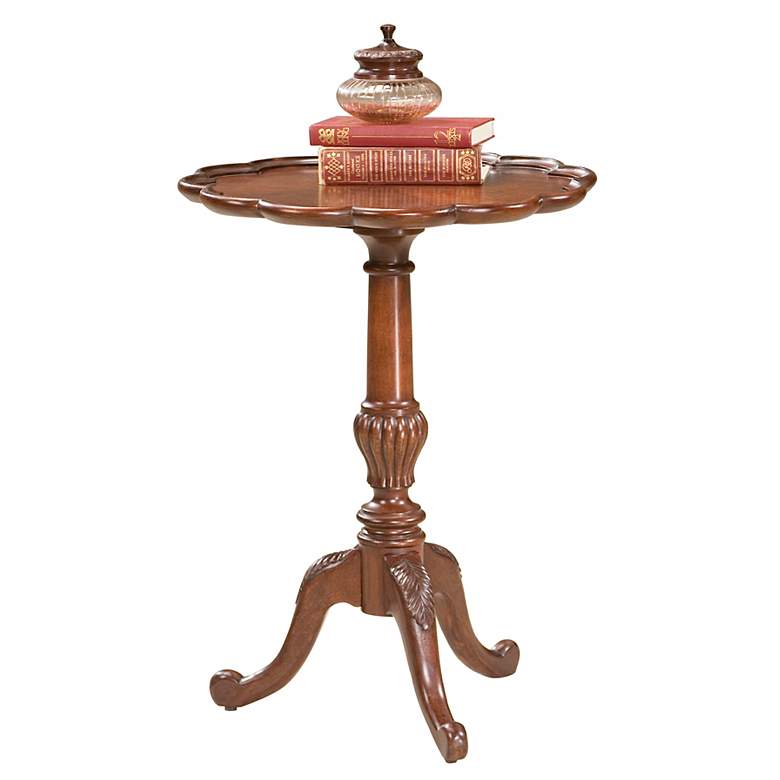 Image 1 Plantation Cherry Collection Pedestal Table