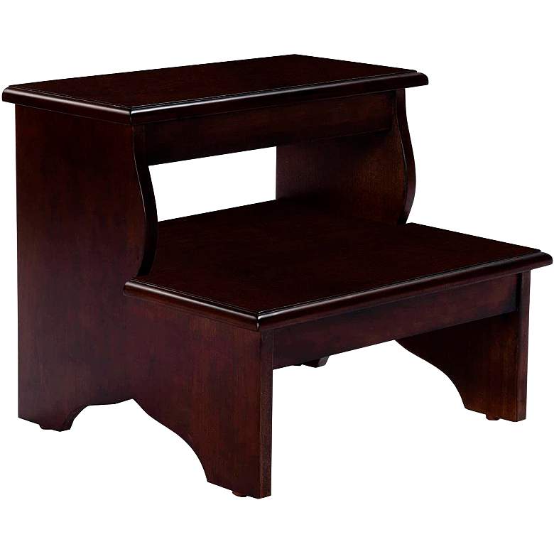 Image 1 Plantation Cherry Veneered Step Stool