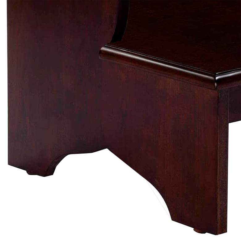 Image 4 Plantation Cherry Veneered Step Stool more views