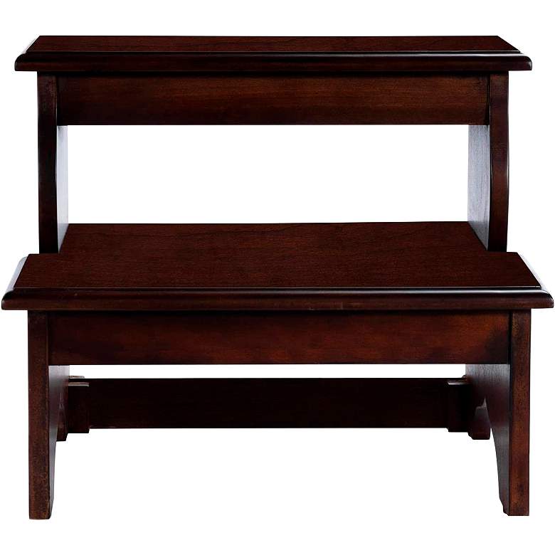 Image 6 Plantation Cherry Veneered Step Stool more views