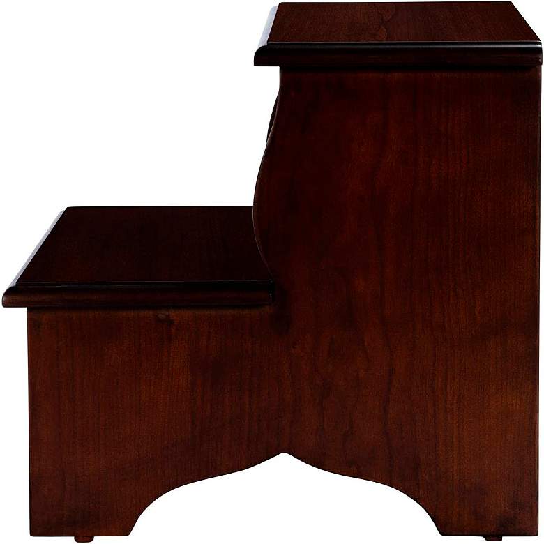 Image 7 Plantation Cherry Veneered Step Stool more views
