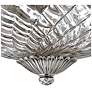 4_Plantation Collection Antique Nickel 16" Wide Ceiling Light more views