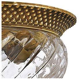 Image5 of Plantation Collection Burnished Brass 12" Wide Ceiling Light more views