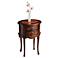 Plantation Distressed Cherry Collection Oval Side Table