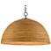 Plantsman 28" Wide Natural Arurog Dome Pendant Light