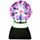 Plasma Ball with Neon Ring Accent Lamp