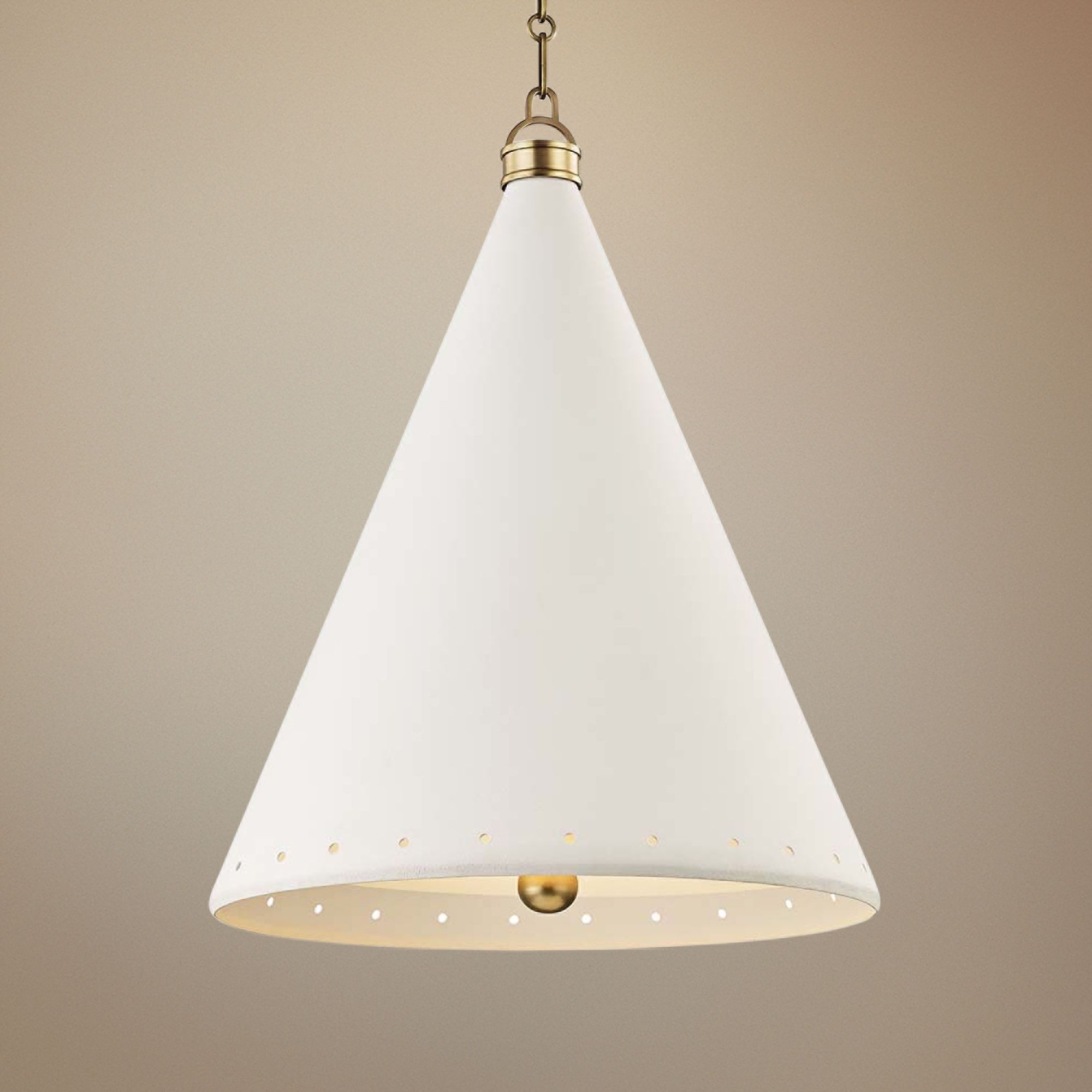 plaster light pendant