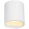 Plastra 4 3/4" High White Wall Sconce