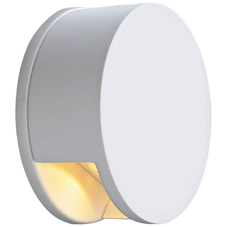 Image 1 Plastra WL-7 5 inch High White LED Wall Sconce