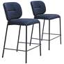 Plat Counter Stool Blue