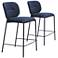 Plat Counter Stool Blue