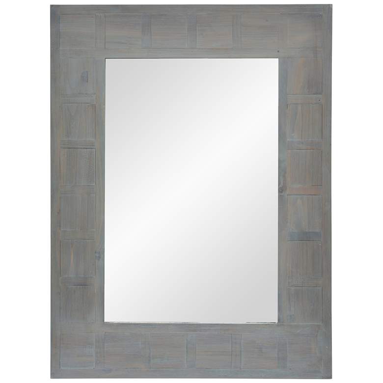 Image 1 Plata Hand-Painted Wood 30" x 40" Wall Mirror