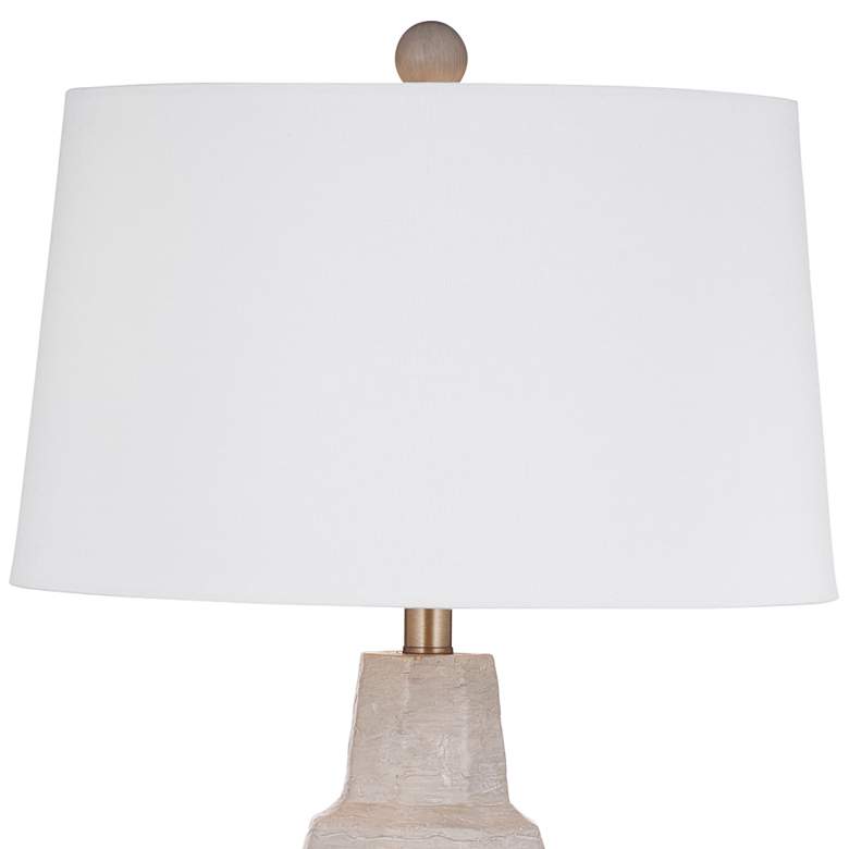 Image 3 Plata White-Washed Vase Table Lamp more views