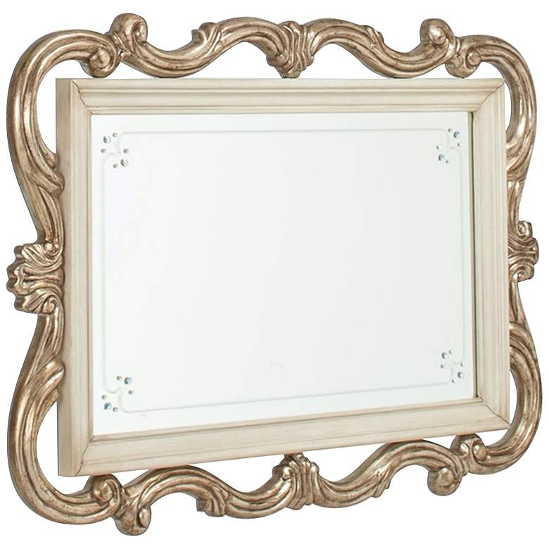 Image 1 Platine de Royale Champagne 51 inch x 35 1/2 inch Wall Mirror