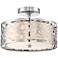 Platinum Collection Abode 12"W Polished Chrome Ceiling Light