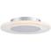 Platinum Collection Aglow 11 3/4"W White LED Ceiling Light