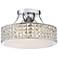 Platinum Collection Alexa 14"W Polished Chrome Ceiling Light