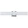 Platinum Collection Axis 25" Wide Polished Chrome LED Bath Light