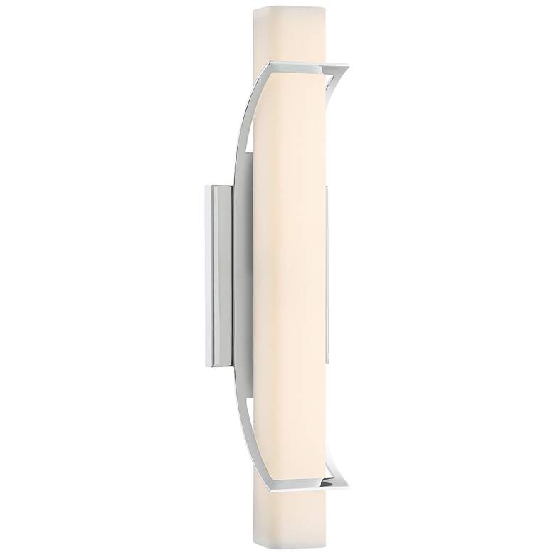 Image 2 Platinum Collection Blade 19" Wide Chrome LED Bath Light