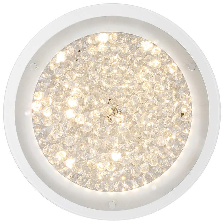 Image 4 Platinum Collection Blaze 12 1/4"W Chrome LED Ceiling Light more views