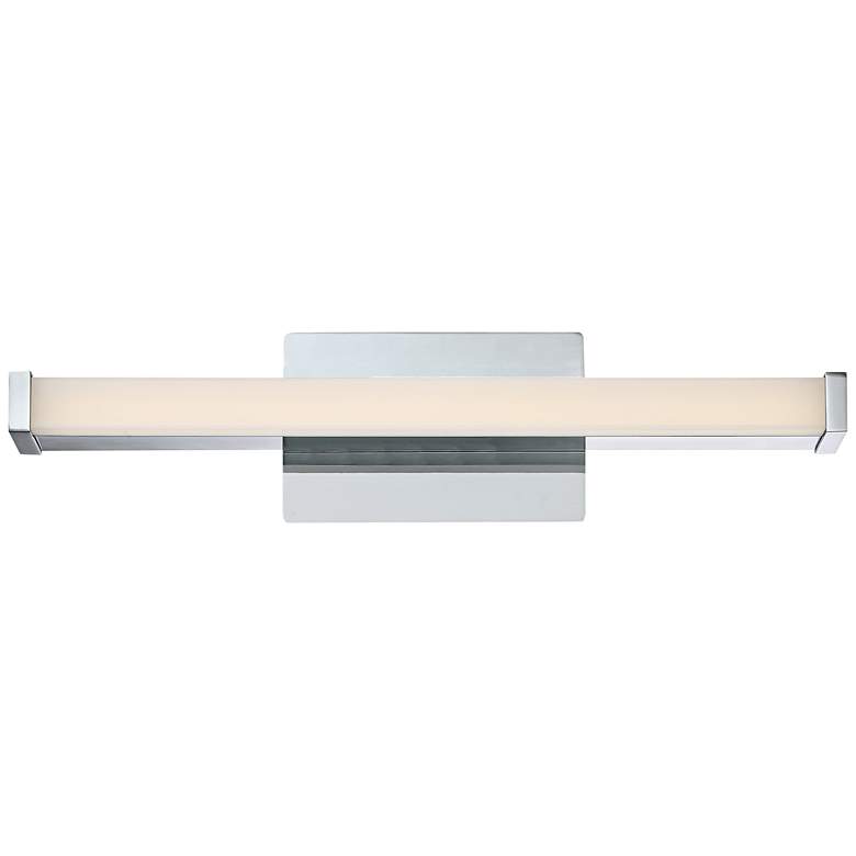 Image 1 Platinum Collection Promenade 18 3/4 inchW Chrome LED Bath Light