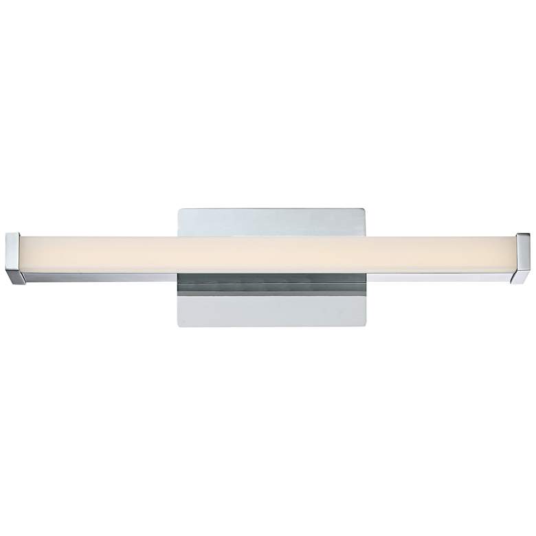 Image 1 Platinum Collection Promenade 18 3/4"W Chrome LED Bath Light