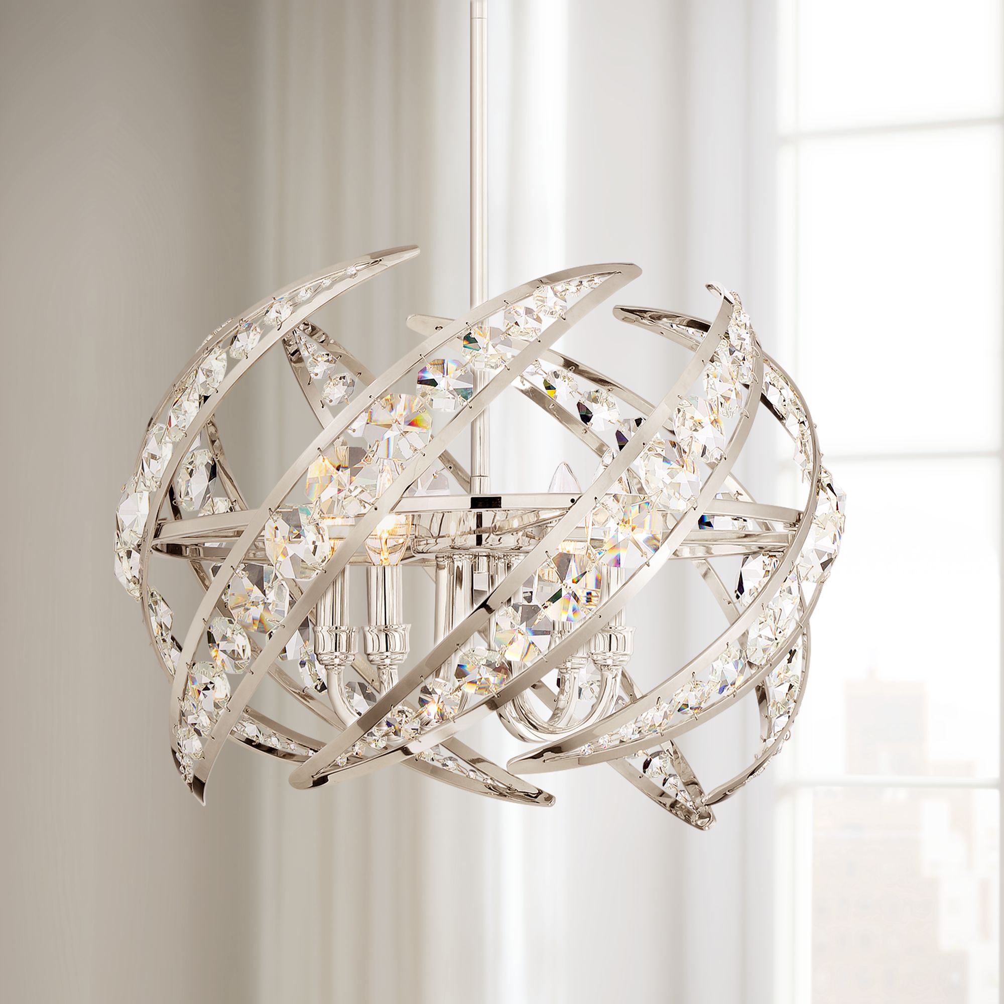 quoizel crystal chandelier