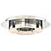 Platinum Lunette 11 3/4" Wide Chrome LED Ceiling Light