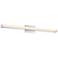 Platinum Promenade 37"W Polished Chrome LED Bath Light