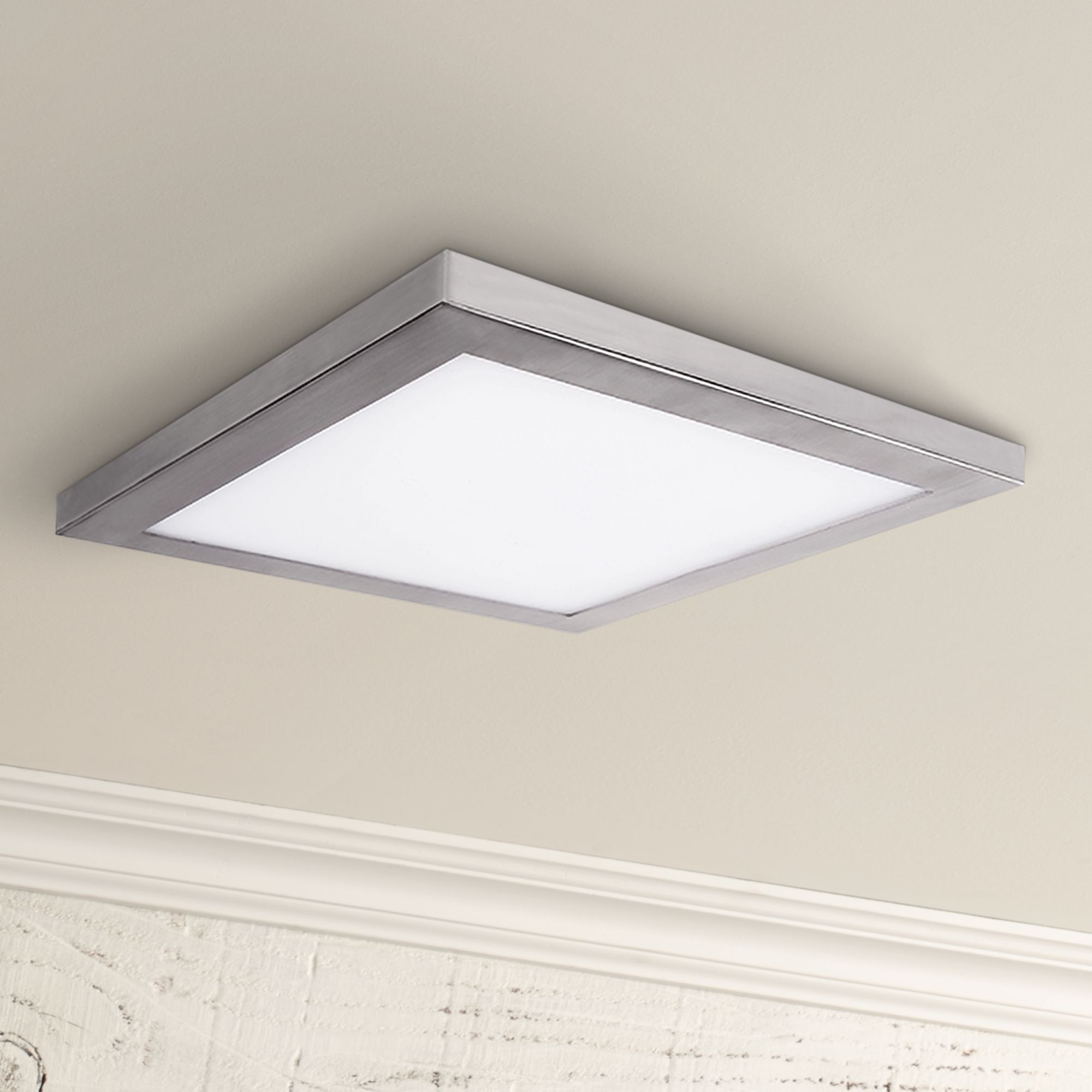 square flush mount ceiling fixture