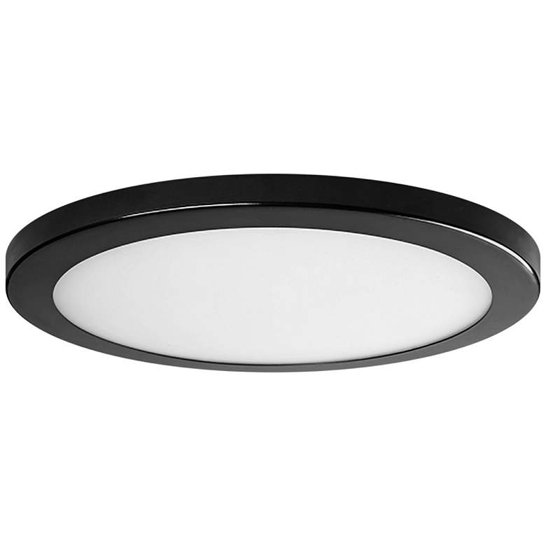 Image 2 Platter 15 inch Round Bronze LED Outdoor Ceiling Light